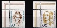 BRD BRD 1755-1756 postfrisch als Eckrand MiNr. 1755-1756 postfrisch als Eckrand -