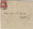 Deutsches Reich 19 auf Brief Hufeisenstempel Colmar -