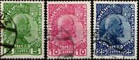Liechtenstein Liechtenstein 1 y - 3 y gestempelt MiNr. 1 y - 3 y gestempelt -