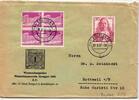 Berlin Berlin 141 4er Block gestempelt Brief Mischfrankatur mit Bund 253 MiNr. 141 4er Block gestempelt Brief Mischfrankatur mit Bund 2 -