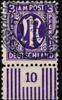 Bi-Zone Bi-Zone 17 bC gestempelt geprüft Wehner BPP MiNr. 17 bC gestempelt geprüft Wehner BPP -