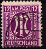 Bi-Zone Bi-Zone 7 z gestempelt geprüft Hettler BPP MiNr. 7 z gestempelt geprüft Hettler BPP -