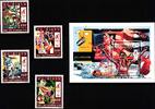 Niger Niger 1227-1230 und Block 91 postfrisch Olympische Spiele MiNr. 1227-1230 und Block 91 postfrisch Olympische Spiele -