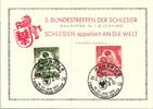 Berlin 80-81 auf Ausstellungskarte Bundestreffen der Schlesier -