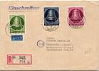 Berlin 83-85 auf Brief als Mischfrankatur portogerecht -