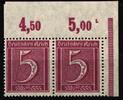 Deutsches Reich Deutsches Reich 158 DZ postfrisch Druckerzeichen L MiNr. 158 DZ postfrisch Druckerzeichen L -