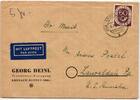 BRD Bund 135 auf Brief Luftpostbrief USA -