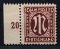 Bi-Zone Bi-Zone 22 D postfrisch Befund Hettler VP MiNr. 22 D postfrisch Befund Hettler VP -