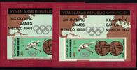 Jemen arab. Rep. Jemen arab. Rep. Block 74 A/B postfrisch Olympia MiNr. Block 74 A/B postfrisch Olympia -