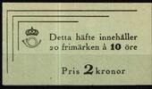 Schweden Schweden 356 D postfrisch als Markenheft MiNr. 356 D postfrisch als Markenheft -