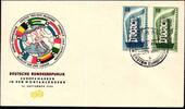 Bund Bund 241-242 gestempelt mit Ersttagssonderstempel als FDC MiNr. 241-242 gestempelt mit Ersttagssonderstempel als FDC -