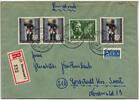 Berlin 117, 120, auf Brief als Mischfrankatur Brief Inland -