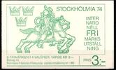 Schweden Schweden 846-849 postfrisch als Markenheftchen MiNr. 846-849 postfrisch als Markenheftchen -