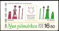 Schweden Schweden 1196-1200 postfrisch als Markenheftchen MiNr. 1196-1200 postfrisch als Markenheftchen -