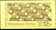 Schweden Schweden 1214-1218 postfrisch als Markenheftchen MiNr. 1214-1218 postfrisch als Markenheftchen -