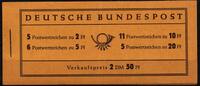   Bund BRD Markenheftchen Bund BRD Markenheftchen MH 2 b postfrisch MiNr. MH 2 b postfrisch 