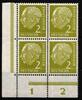 Bund Bund 177 postfrisch 4er Block Eckrand unten links MiNr. 177 postfrisch 4er Block Eckrand unten links -