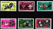 Gabun Gabun 464-469 postfrisch Blumen MiNr. 464-469 postfrisch Blumen -