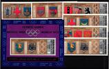 Jemen arab. Republik Jemen arab. Republik Block 85 + 832-837 A postfrisch Olympische Spiele MiNr. Block 85 + 832-837 A postfrisch Olympische Spiele -