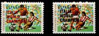 Indonesien Indonesien 1066 a+b postfrisch Fußball WM 1982 MiNr. 1066 a+b postfrisch Fußball WM 1982 -