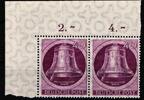 Berlin 79 Paar Ecke ob. lks. ** postfrisch Glocke links -