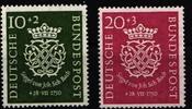 BRD Bund 121, 122 ** postfrisch Bachsiegel -