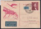 Berlin 74 auf Postkarte Luftpost Sonderkarte -