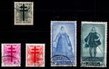 Belgien Belgien 830-834 gestempelt MiNr. 830-834 gestempelt -