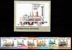 Togo Togo 2487-2492 und Block 402 postfrisch Lokomotive MiNr. 2487-2492 und Block 402 postfrisch Lokomotive -