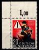 BRD Bund BRD Bund 162 postfrisch aus der li. oberen Bogenecke MiNr. 162 postfrisch aus der li. oberen Bogenecke -
