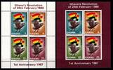 Ghana Ghana Block 24 A+B postfrisch MiNr. Block 24 A+B postfrisch -