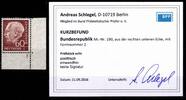 BRD BRD 190x Wv postfrisch aus re. unteren Bogenecke mit F-Nr. 2, Kurzbefund MiNr. 190x Wv postfrisch aus re. unteren Bogenecke mit -