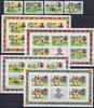 Ghana Ghana 564-567 B als KB postfrisch Fußball WM 1974 MiNr. 564-567 B als KB postfrisch Fußball WM 1974 -