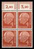 BRD Bund BRD Bund 178 postfrisch als 4er Block MiNr. 178 postfrisch als 4er Block -