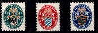 Deutsches Reich Deutsches Reich 375-377 postfrisch MiNr. 375-377 postfrisch -