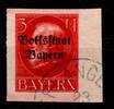 Bayern Bayern 130 II B gestempelt geprüft Infla Berlin MiNr. 130 II B gestempelt geprüft Infla Berlin -