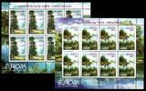 Weißrußland Weißrußland 409-410 postfrisch als Kleinbögen, Cept 2001 MiNr. 409-410 postfrisch als Kleinbögen, Cept 2001 -
