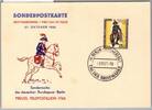 Berlin 131 auf Postkarte als Einzelfrankatur FDC -
