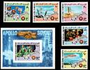 Mauretanien Mauretanien Block 13 + 522-526 postfrisch Raumfahrt, Apollo Sojus MiNr. Block 13 + 522-526 postfrisch Raumfahrt, Apollo Sojus -