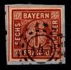 Bayern Bayern 4 II gestempelt oMr 145 Fürth MiNr. 4 II gestempelt oMr 145 Fürth -