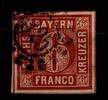 Bayern Bayern 4 II gestempelt oMr 325 München MiNr. 4 II gestempelt oMr 325 München -