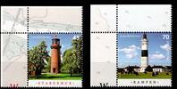 BRD Bund BRD Bund 3252-3253 postfrisch Ecke 1 Leuchtturm MiNr. 3252-3253 postfrisch Ecke 1 Leuchtturm -
