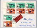 BRD Bund 811-812 als Ersttagsbrief Eilbote Express -