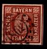 Bayern Bayern 4 gestempelt oMR 598 Würzburg MiNr. 4 gestempelt oMR 598 Würzburg -