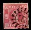 Bayern Bayern 3 gestempelt gMr 217 München MiNr. 3 gestempelt gMr 217 München -