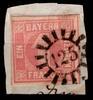 Bayern Bayern 3 gestempelt gMr 125 Burgfarnbach MiNr. 3 gestempelt gMr 125 Burgfarnbach -