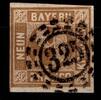 Bayern Bayern 11 gestempelt oMR 356 Nürnberg MiNr. 11 gestempelt oMR 356 Nürnberg -