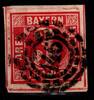 Bayern Bayern 9 gestempelt oMr 145 Fürth MiNr. 9 gestempelt oMr 145 Fürth -
