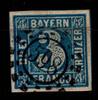 Bayern Bayern 2 gestempelt oMr 598 Würzburg MiNr. 2 gestempelt oMr 598 Würzburg -