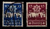 Danzig Danzig 267-268 gestempelt MiNr. 267-268 gestempelt -